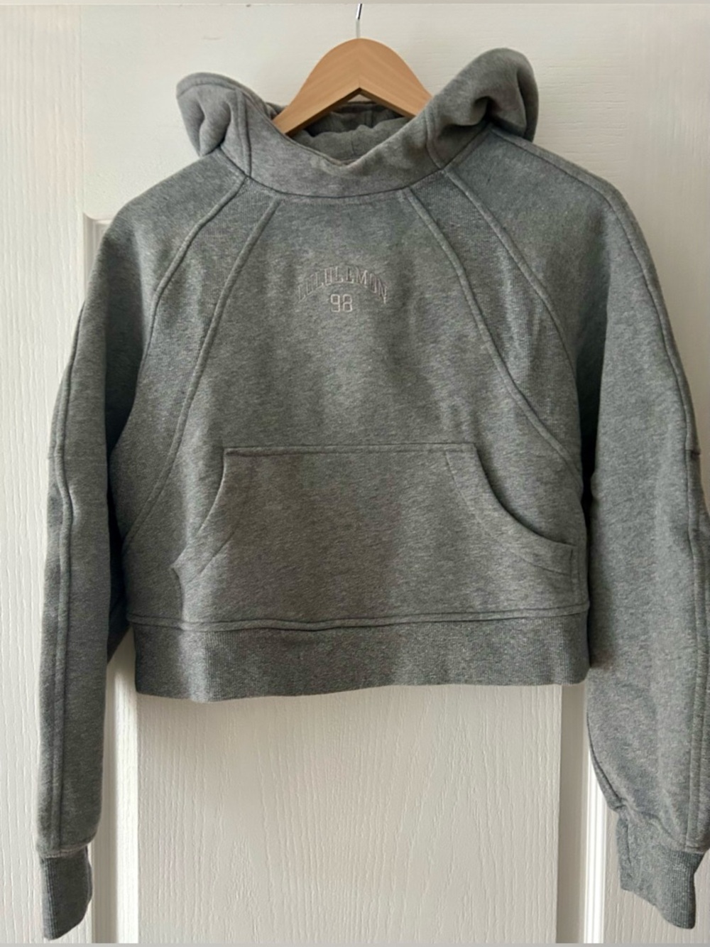 Lululemon scuba Oversized Cropped Hoodie.